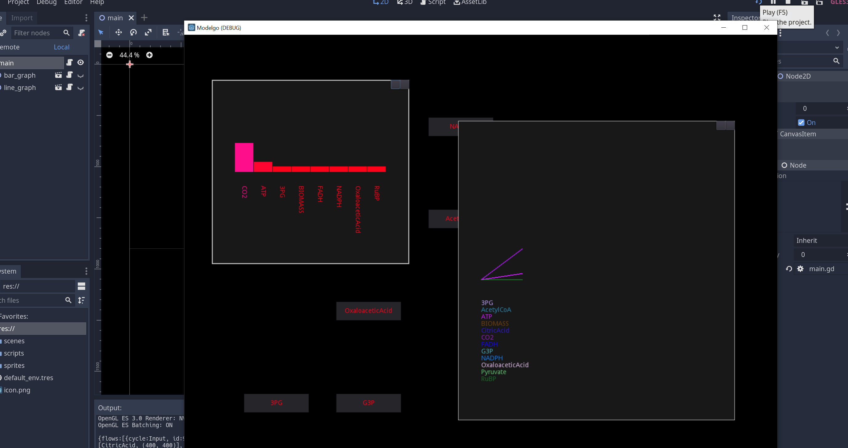 Screenshot of the software I developed for the iGEM competition